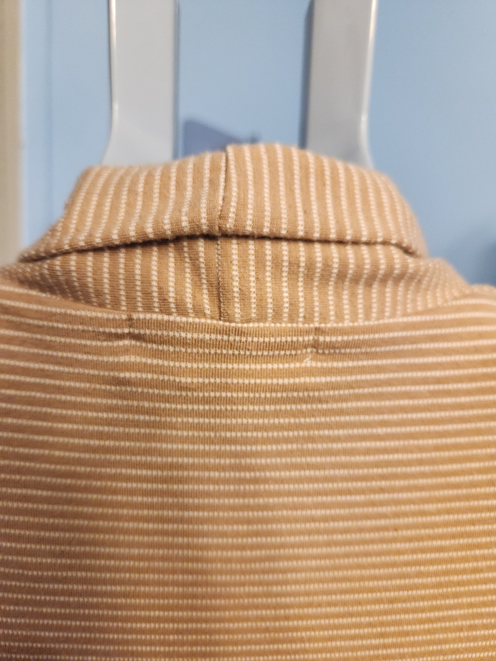 Lemon Tan Ribbed Long Open-Front Cardigan - Picture 7 of 7